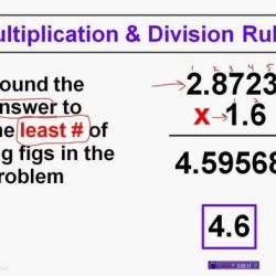 Significant figures multiplication and division worksheet